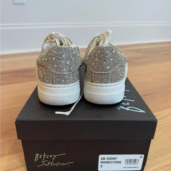 Betsey Johnson Sidny Rhinestone sneakers - Picture 3 of 6